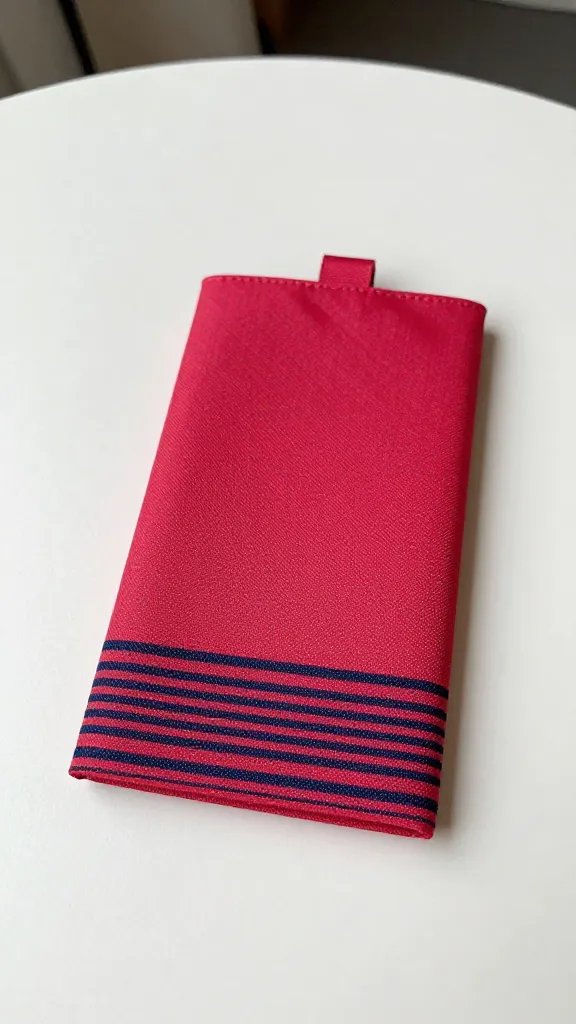 Closeup of a single bold colored centerpiece accessory on table