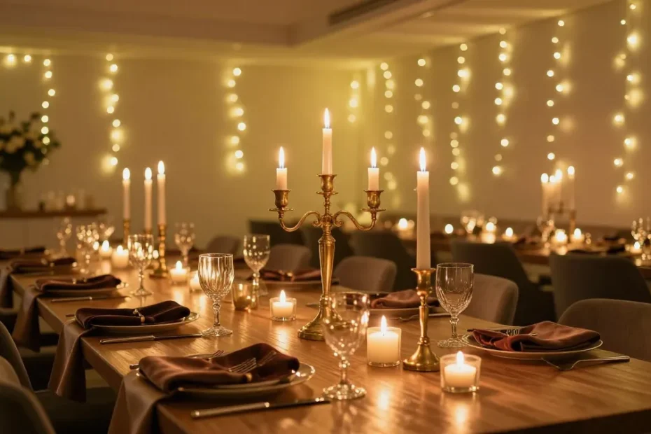 Elegant Party Decor Ideas for a Warm Golden Glow: Luxe Glow Tips
