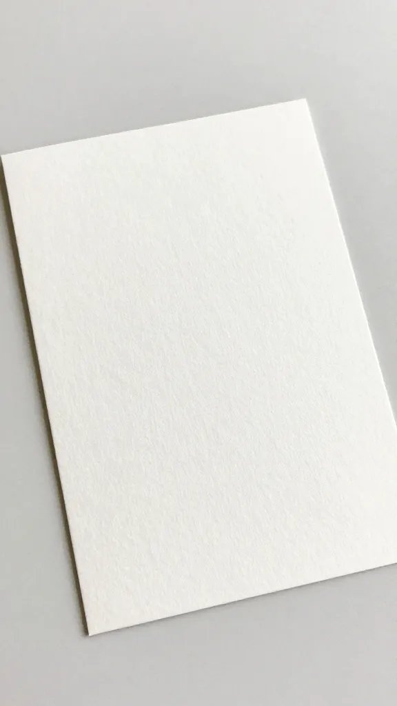 closeup of a single party invitation card on desk