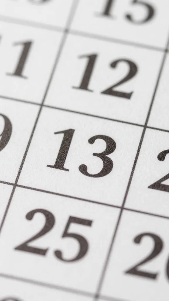 closeup of a calendar page highlighting a rough event date